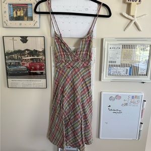 Free People Plaid Women’s size 8 Mini dress
